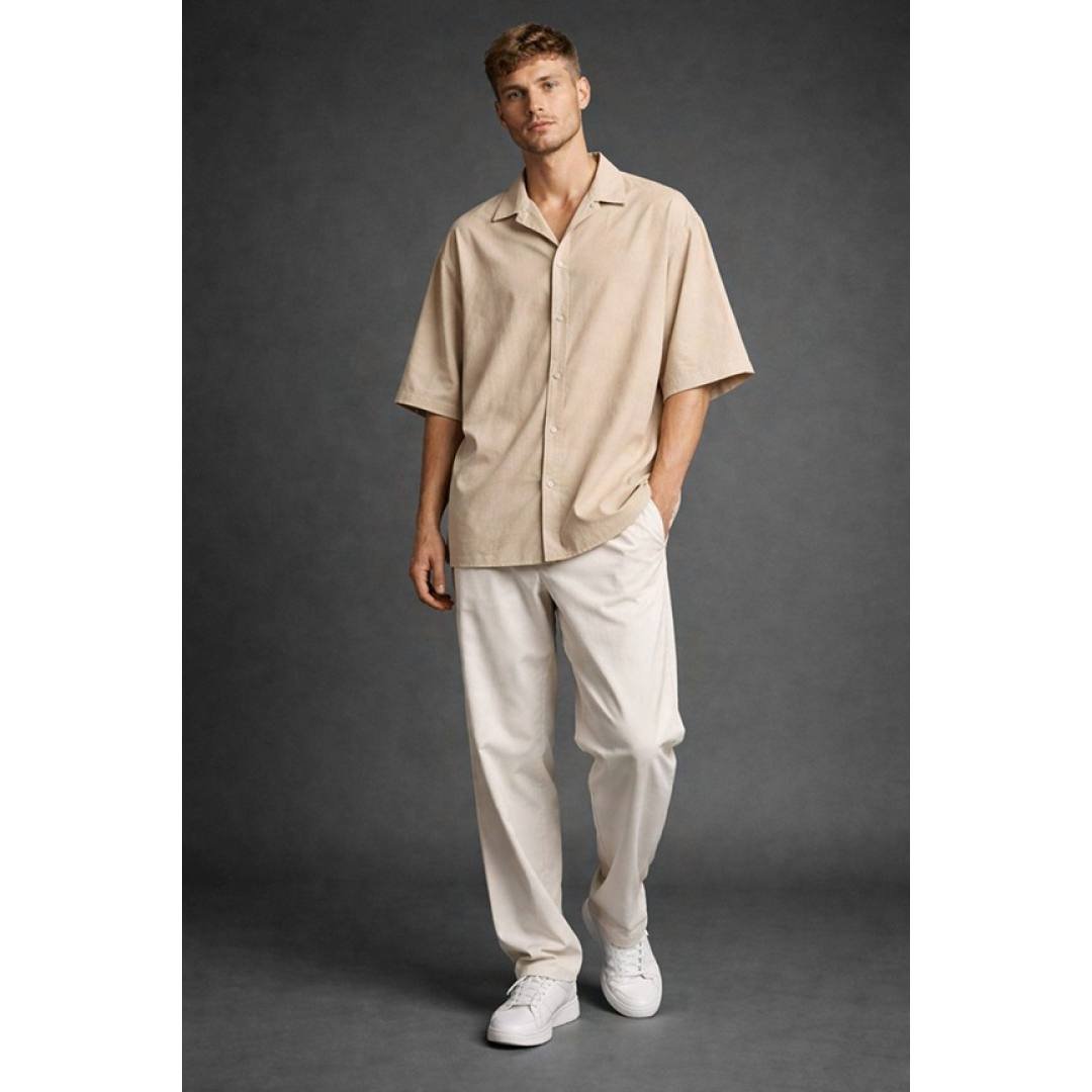 Oversized fit half shirts