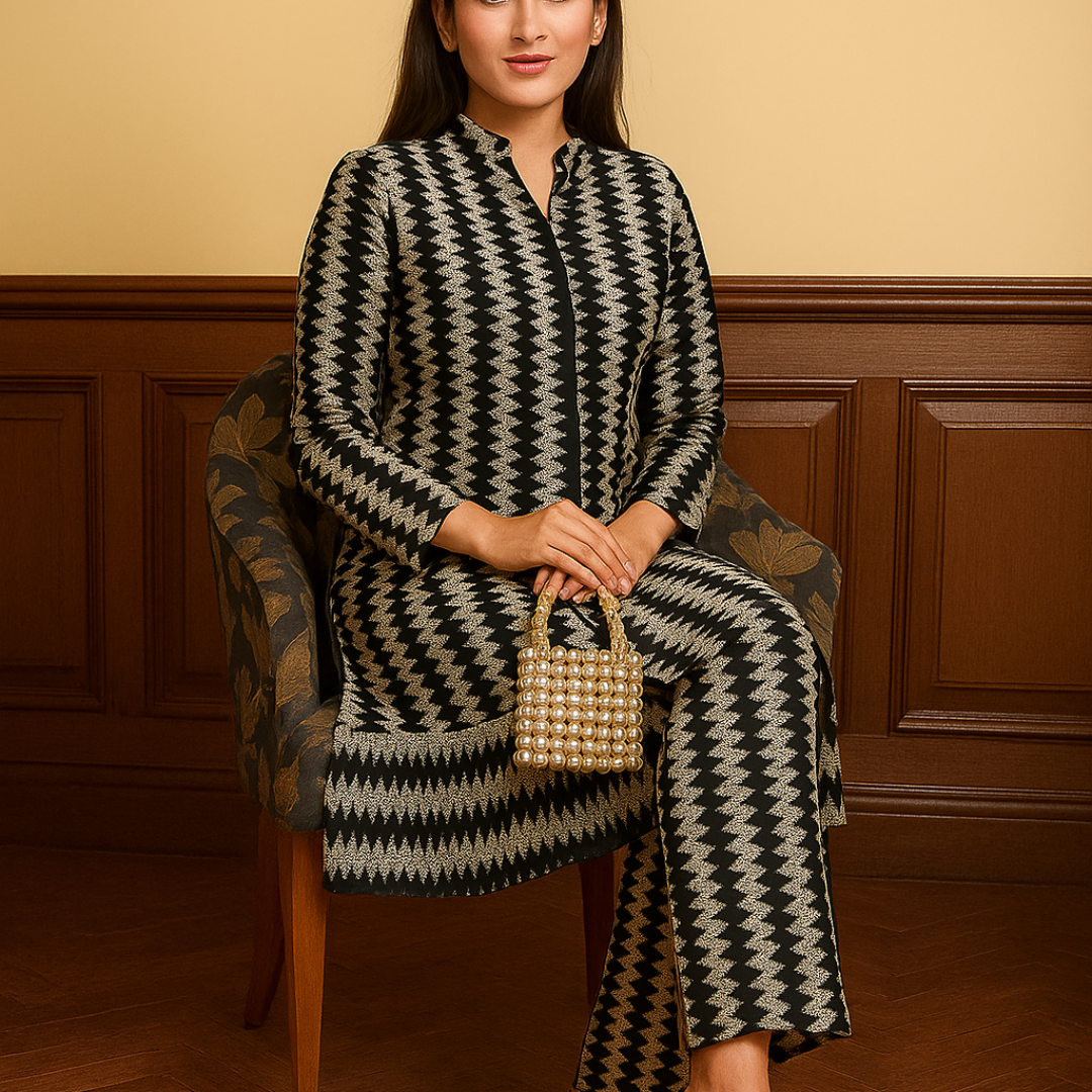 Beautiful Zig Zag Design Cord Set