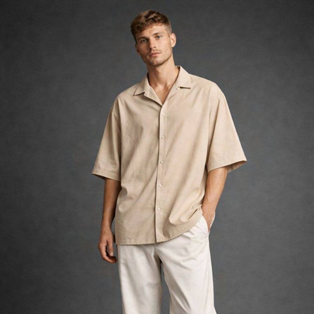 Oversized fit half shirts