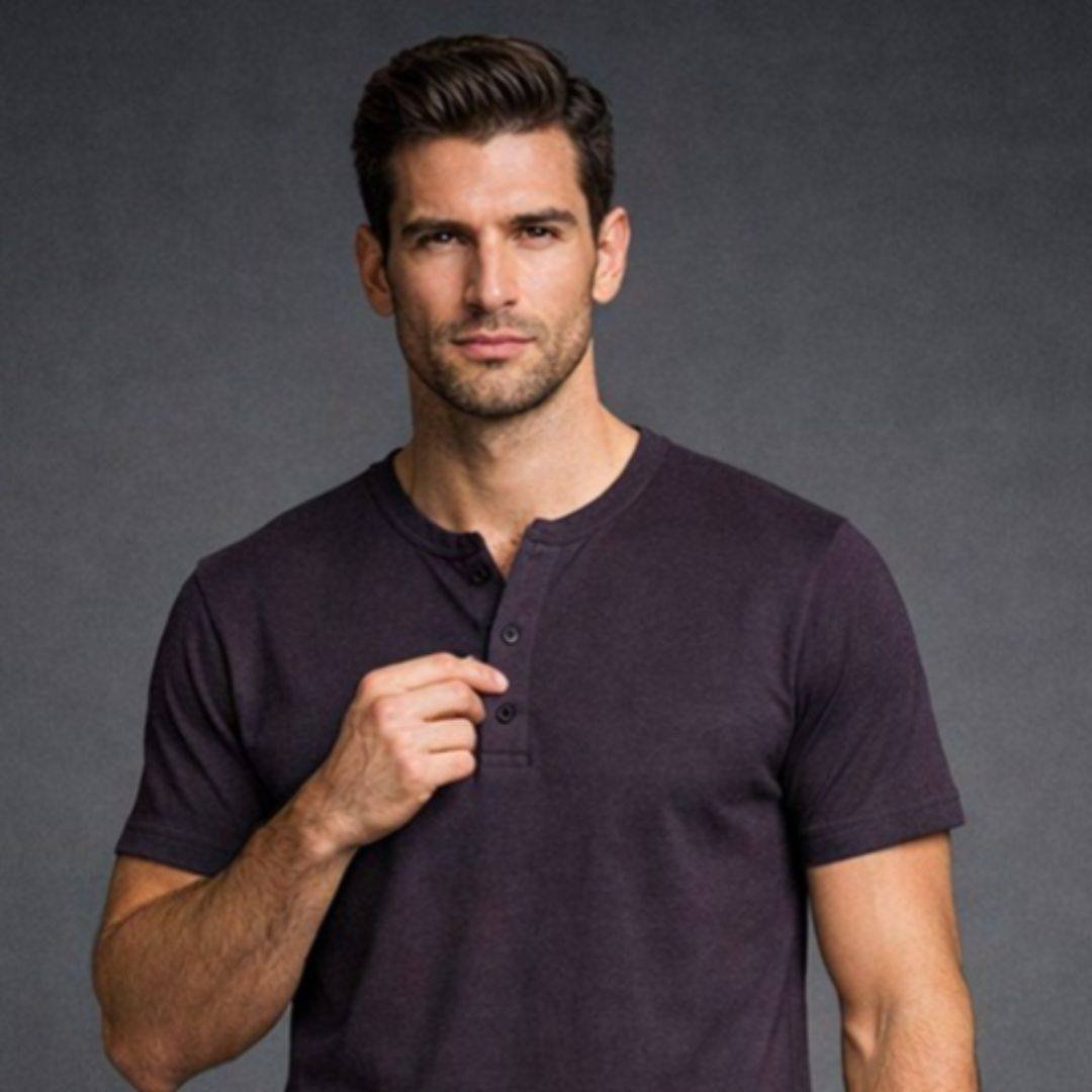 Henly Neck Regular fit t-shirt