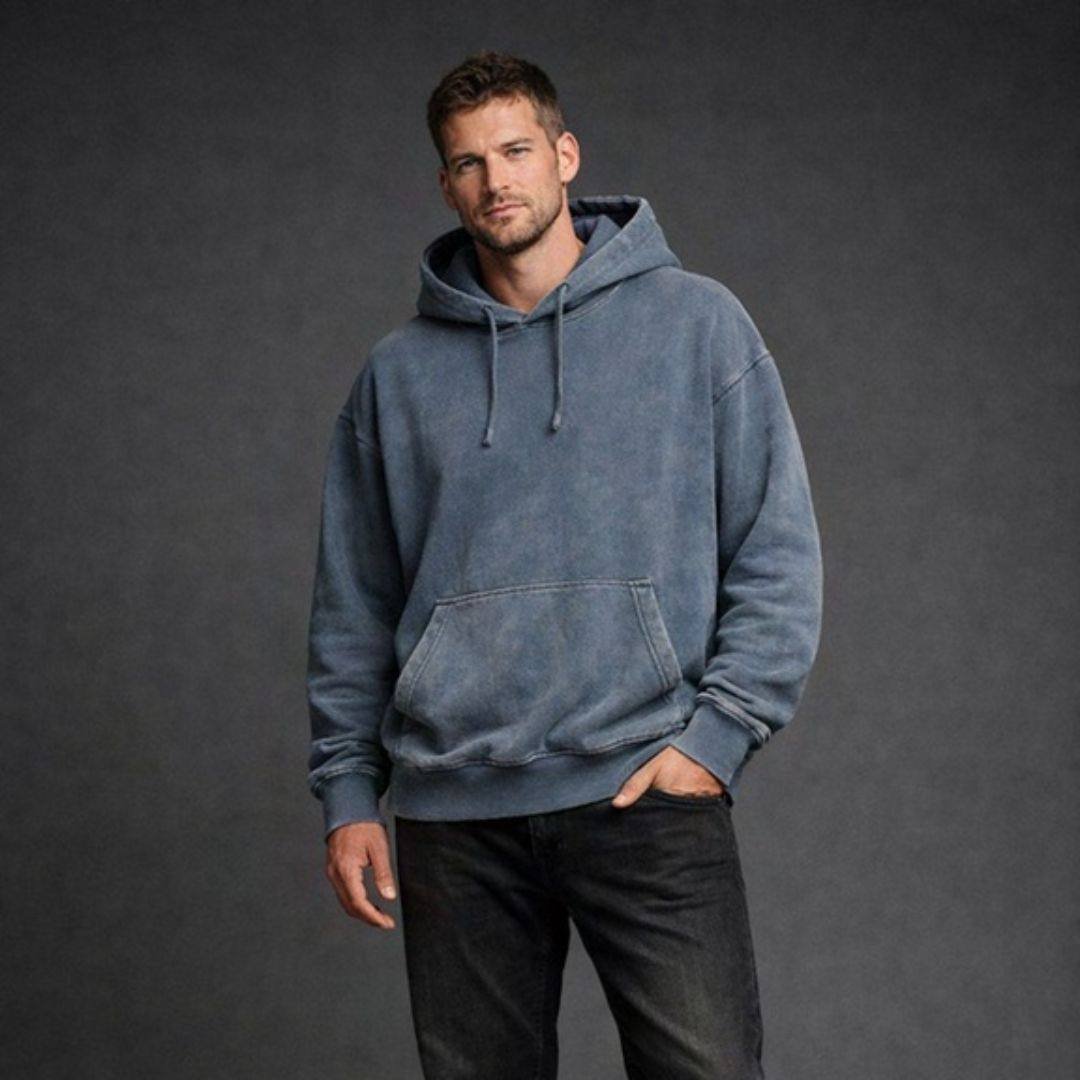 Stone washed hoodies