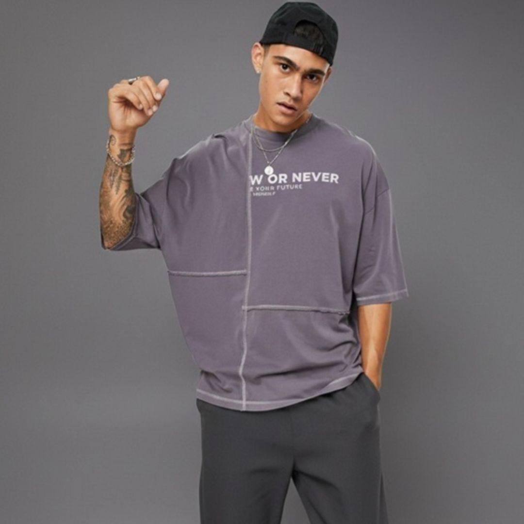 Designer Patched T-shirt for men