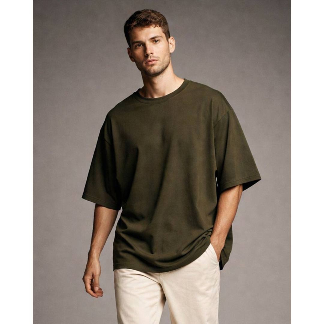 Oversized Fit Round Neck T-shirt